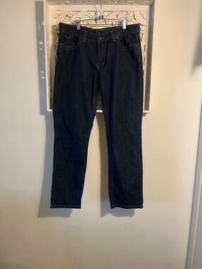 Kimes Ranch Women's Dark Blue Straight Leg Jeans
